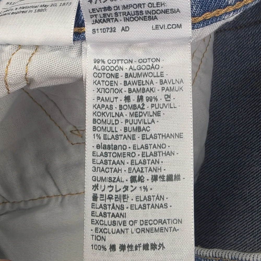 Levis Premium 501 XX Jeans Mens Size 30x32 Button Fly Light Blue Denim Pants